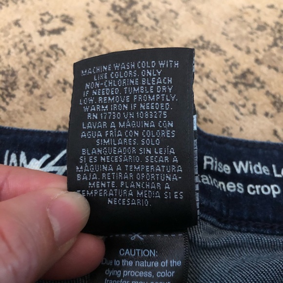 Mossimo Wide-legged Cropped Jean Pant Size 4 - Picture 6 of 7